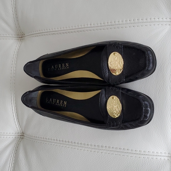 Ralph Lauren leather loafers size 6 - Picture 1 of 4